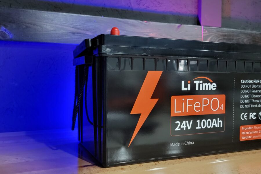 LiTime 24V 100Ah LiFePO4 Lithium Battery