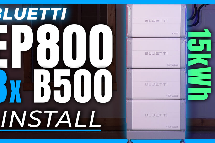 BLUETTI EP800 + B500 INSTALL – Home Battery Backup System